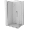 Mexen Velar Duo posuvná sprchová kabína 100 x 90 cm, priehľadná, chróm - 871-100-090-02-01