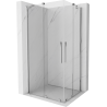 Mexen Velar Duo sprchová kabína, posuvné dvere 100 x 90 cm, Priehľadné, Chrómová - 871-100-090-02-01