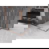 Mexen Velar Duo posuvný sprchový kút 100 x 90 cm, transparentný, brúsená meď - 871-100-090-02-65