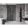 Mexen Velar Duo posúvacie sprchové dvere 140 cm, Priehľadné, Chrómová - 871-140-000-02-01