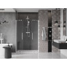 Mexen Velar Duo sprchové posuvné dvere 160 cm, transparentné, biele - 871-160-000-02-20
