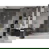 Mexen Velar Duo posúvacie sprchové dvere 140 cm, Priehľadné, zlaté - 871-140-000-02-50