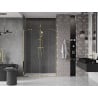 Mexen Velar Duo posuvné sprchové dvere 150 cm, transparentné, zlaté - 871-150-000-02-50