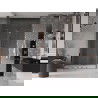 Mexen Velar Duo posúvacie sprchové dvere 140 cm, Priehľadné, Zlatoružová - 871-140-000-02-60