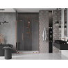 Mexen Velar Duo posuvné sprchové dvere 150 cm, priehľadné, ružové zlato - 871-150-000-02-60