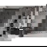 Mexen Velar Duo posúvacie sprchové dvere 150 cm, Priehľadné, gun gray kefovaný - 871-150-000-02-66