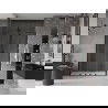Mexen Velar Duo posúvacie sprchové dvere 140 cm, Priehľadné, Čierne - 871-140-000-02-70