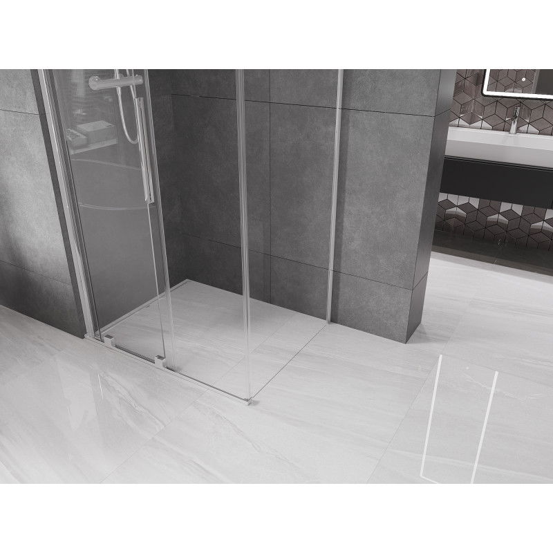 Mexen Velar posuvná sprchová kabína 120 x 100 cm, transparentná, chróm - 871-120-100-01-01