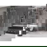 Mexen Velar sprchová kabína, posuvné dvere 110 x 110 cm, Priehľadné, Chrómová - 871-110-110-01-01