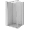 Mexen Velar sprchovací kút posuvný 130 x 90 cm, transparentný, chróm - 871-130-090-01-01