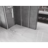 Mexen Velar zásuvná sprchová kabína 110 x 85 cm, transparentná, biela - 871-110-085-01-20