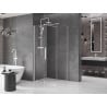 Mexen Velar sprchová kabína, posuvné dvere 120 x 80 cm, Priehľadné, biela - 871-120-080-01-20