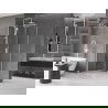 Mexen Velar sprchová kabína, posuvné dvere 90 x 90 cm, Priehľadné, biela - 871-090-090-01-20