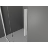 Mexen Velar posuvná sprchová kabína 140 x 80 cm, priehľadná, biela - 871-140-080-01-20