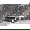 Mexen Velar sprchová kabína, posuvné dvere 140 x 85 cm, Priehľadné, biela - 871-140-085-01-20