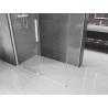 Mexen Velar posuvná sprchová kabína 140 x 80 cm, priehľadná, biela - 871-140-080-01-20
