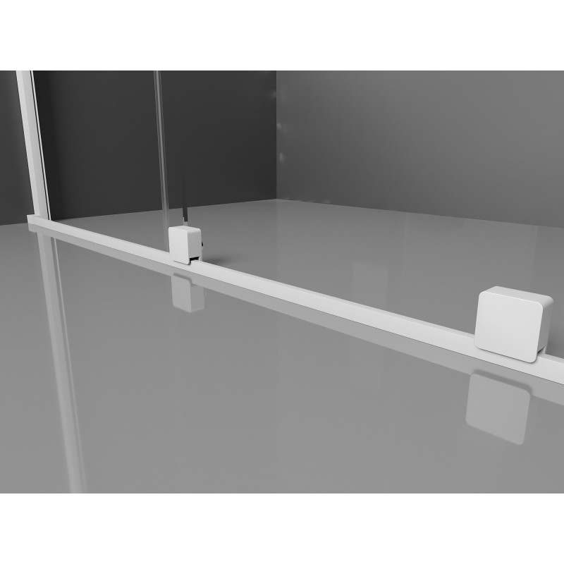 Mexen Velar posuvná sprchová kabína 160 x 70 cm, transparentná, biela - 871-160-070-01-20