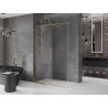 Mexen Velar posuvná sprchová kabína 160 x 85 cm, transparentná, zlatá - 871-160-085-01-50