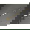 Mexen Velar sprchový kút posuvný 160 x 90 cm, transparentný, zlatý - 871-160-090-01-50