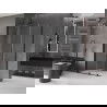 Mexen Velar sprchová kabína, posuvné dvere 110 x 85 cm, Priehľadné, Čierna - 871-110-085-01-70
