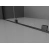 Mexen Velar posuvná sprchová kabína 150 x 100 cm, priehľadná, čierna - 871-150-100-01-70