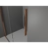 Mexen Velar posuvná sprchová kabína 130 x 90 cm, transparentná, ružové zlato - 871-130-090-01-60