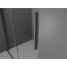 Mexen Velar sprchová kabína, posuvné dvere 120 x 80 cm, Priehľadné, gun gray kefovaný - 871-120-080-01-66