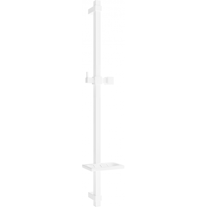 Mexen DQ sprchová tyč s mydelničkou 80 cm, biela - 79381-20