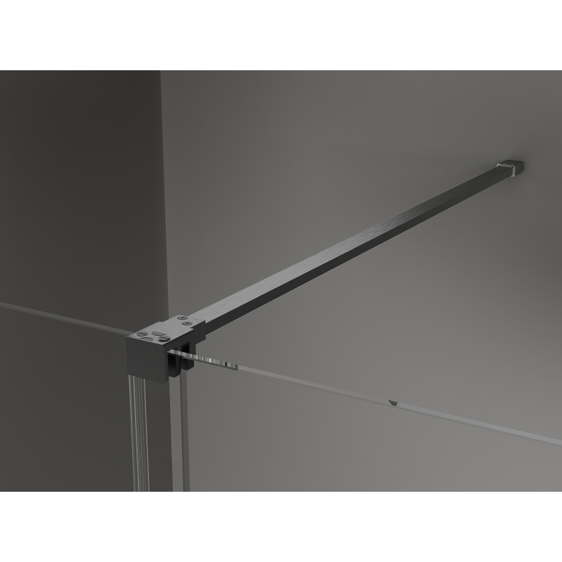 Mexen Velar posuvná sprchová kabína 150 x 75 cm, transparentná, brúsená gun grey - 871-150-075-01-66