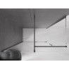 Mexen Velar posuvná sprchová kabína 160 x 70 cm, transparentná, brúsená Gun Gray - 871-160-070-01-66