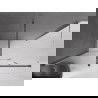 Mexen Velar posuvná sprchová kabína 160 x 70 cm, transparentná, kartáčovaná - gun gray - 871-160-070-01-66