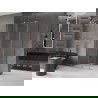 Mexen Velar sprchová kabína, posuvné dvere 130 x 85 cm, Priehľadné, kefovaná meď - 871-130-085-01-65