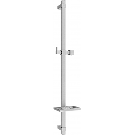 Mexen DQ sprchová tyč s mydelničkou 80 cm, grafit - 79381-66