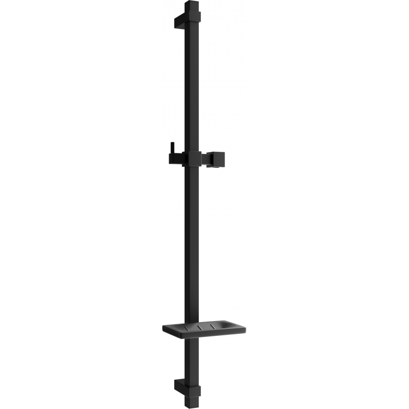 Mexen DQ sprchová tyč s mydelničkou 80 cm, čierna - 79381-70