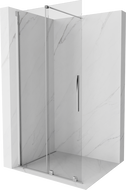 Mexen Velar sprchová stena posuvná Walk-in 100 x 200 cm, transparentná 8 mm, chróm - 871-100-000-03-01