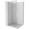Mexen Velar Posuvná sprchová stena Walk-in 75 x 200 cm, transparentná 8 mm, biela - 871-075-000-03-20