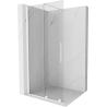 Mexen Velar sprchová stena posuvná Walk-in 120 x 200 cm, transparentná 8 mm, biela - 871-120-000-03-20