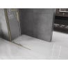 Mexen Velar sprchová stena posuvná Walk-in 90 x 200 cm, transparentné 8 mm, zlatá - 871-090-000-03-50