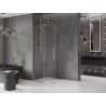 Mexen Velar sprchová stena posuvná Walk-in 90 x 200 cm, transparentné 8 mm, zlatá - 871-090-000-03-50