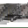 Mexen Velar sprchová stena posuvná Walk-in 85 x 200 cm, transparentná 8 mm, zlatá brúsená - 871-085-000-03-55