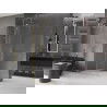 Mexen Velar sprchová stena posuvná Walk-in 110 x 200 cm, transparent 8 mm, zlatá brúsená - 871-110-000-03-55