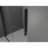 Mexen Velar sprchová stena sklápacia Walk-in 100 x 200 cm, transparentné 8 mm, čierna - 871-100-000-03-70