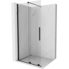 Mexen Velar posuvná sprchová stena Walk-in 120 x 200 cm, priehľadná 8 mm, čierna - 871-120-000-03-70