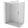 Mexen Velar sprchová stena posuvná Walk-in 130 x 200 cm, transparentná 8 mm, chróm - 871-130-000-03-01