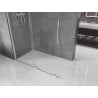 Mexen Velar sprchová stena posuvná Walk-in 130 x 200 cm, transparentná 8 mm, chróm - 871-130-000-03-01