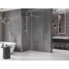 Mexen Velar sprchová stena posuvná Walk-in 130 x 200 cm, transparentná 8 mm, chróm - 871-130-000-03-01
