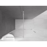 Mexen Velar posuvná sprchová stena Walk-in 130 x 200 cm, priehľadná 8 mm, chróm - 871-130-000-03-01