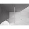 Mexen Velar sprchová zástenka posuvná Walk-in 130 x 200 cm, transparentná 8 mm, chróm - 871-130-000-03-01