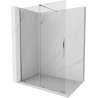 Mexen Velar zasúvacia sprchová stena Walk-in 140 x 200 cm, priehľadná 8 mm, chróm - 871-140-000-03-01