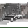 Mexen Velar sprchový panel posuvný Walk-in 140 x 200 cm, transparent 8 mm, biely - 871-140-000-03-20